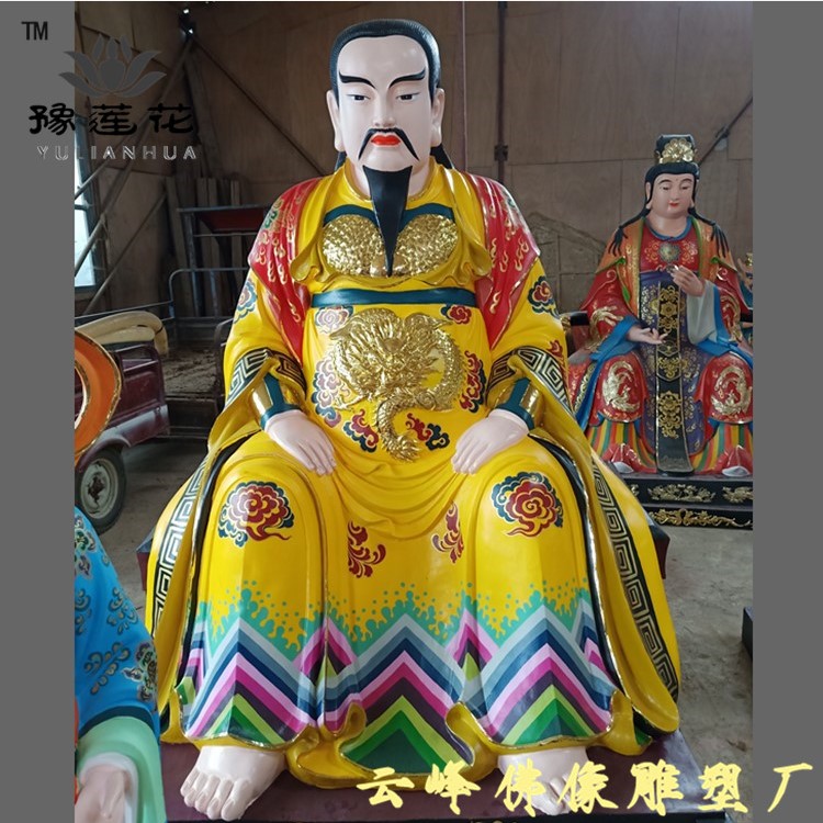 無量祖師 玄武祖師爺神像 真武大帝佛像 樹脂玻璃鋼材質(zhì)