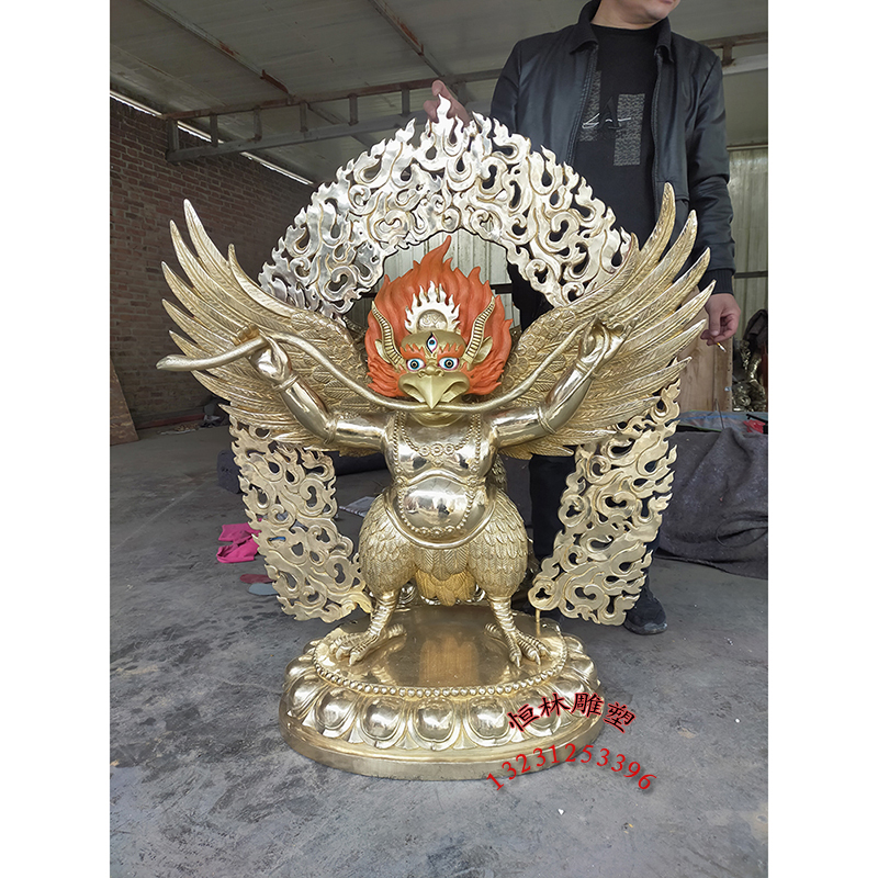 密宗佛像廠家定做純銅大型藏傳寺院鑄銅1米蓮師八變憤怒蓮師蓮花生佛像