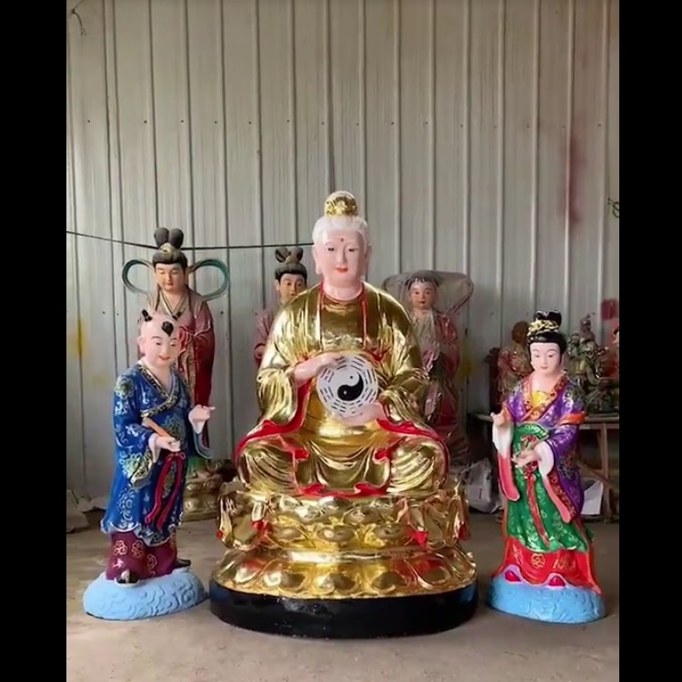 十二老母神像 無(wú)生老母佛像 黎山老母神像 送子娘娘塑像 老母殿佛像 十二老母 無(wú)生老母