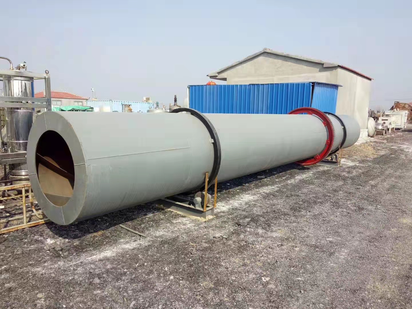 處理 滾筒烘干機 回轉(zhuǎn)烘干機 處理時產(chǎn)50噸滾筒烘干機 三筒烘