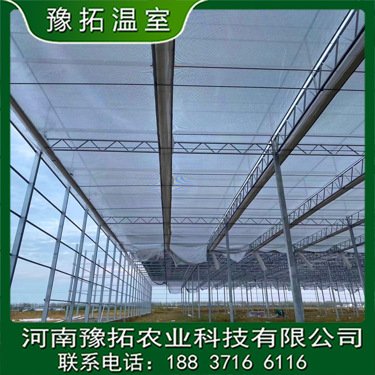 【豫拓溫室】玻璃溫室項(xiàng)目智能連棟玻璃溫室設(shè)計(jì)搭建  智能連棟玻璃溫室  智能連棟紋絡(luò)玻璃溫室