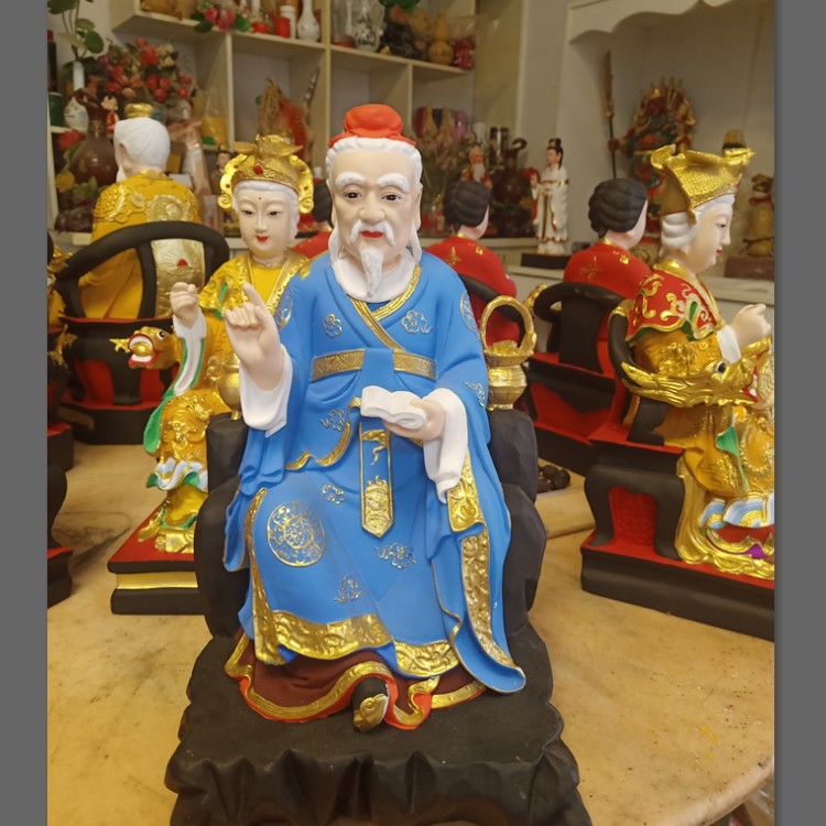 藥王爺神像 道教孫思邈塑像 扁鵲華佗神像 樹脂佛像廠家