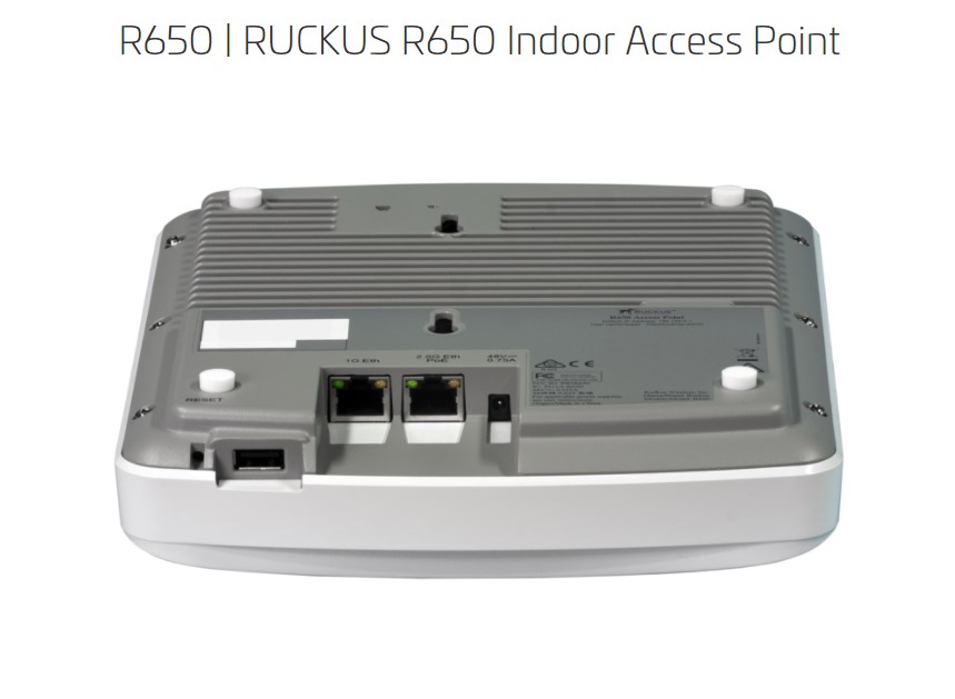 美國優(yōu)科 RUCKUS 901-R650-WW00 室內(nèi)雙頻智能 企業(yè)級無線接入點