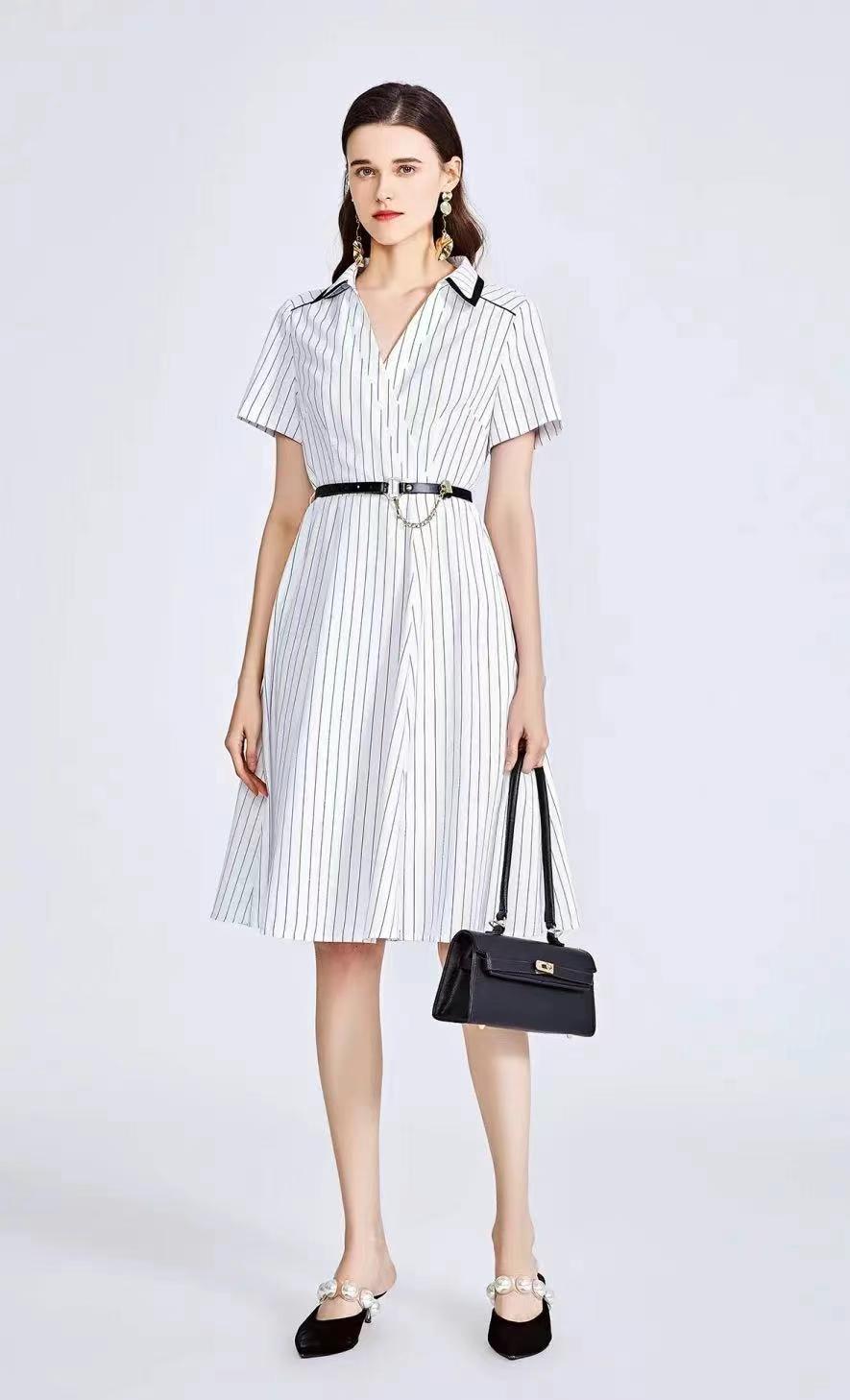 高端輕奢品牌迪笛歐2022春折扣女裝店庫(kù)存尾貨批發(fā)