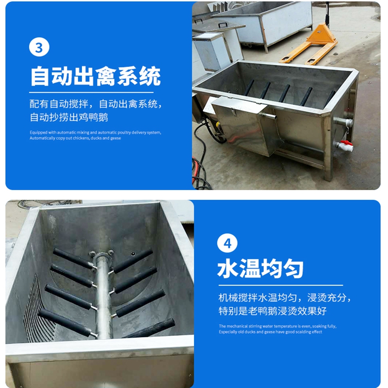 全自動 豬牛羊電加熱燙池 家禽生羊燙池 毛豬浸燙池 生牛浸燙池