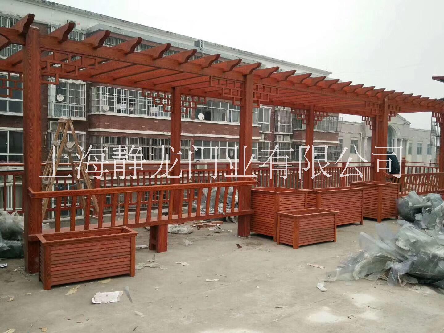 鋁藝葡萄架|防腐木葡萄架