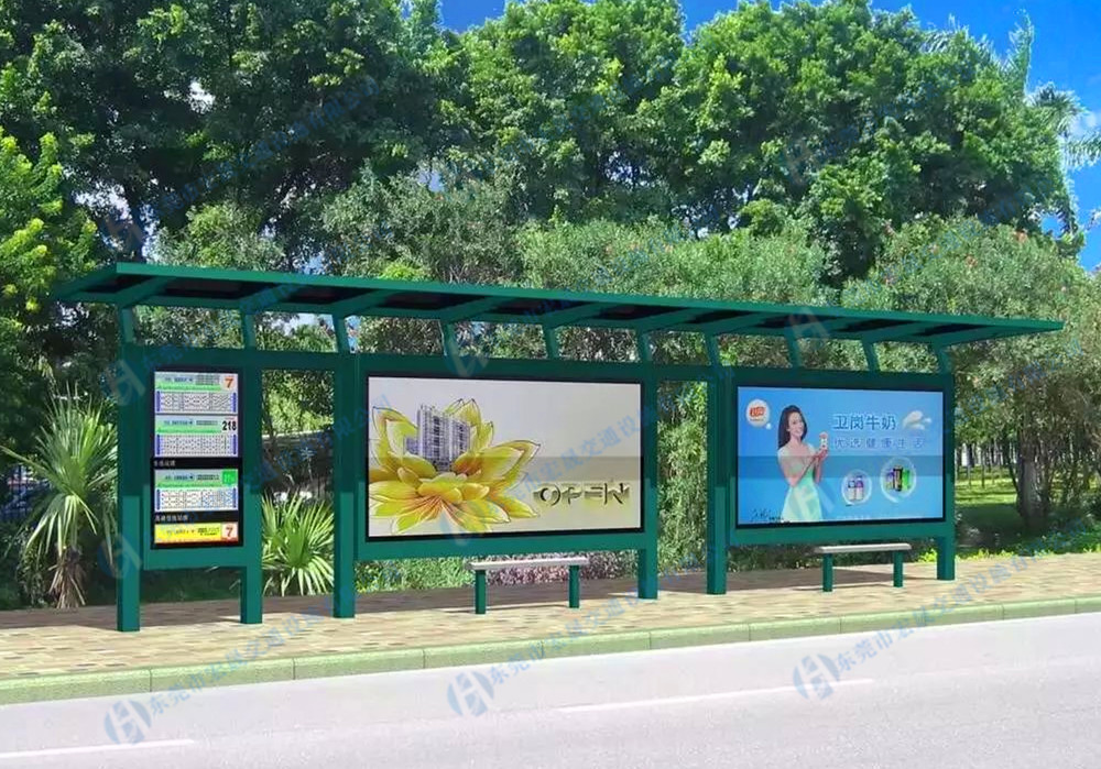 東莞公交候車亭廠家 不銹鋼候車亭 鋼結(jié)構(gòu)候車亭 城市公交候車亭生產(chǎn)