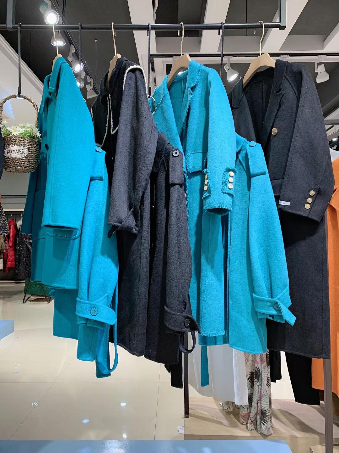 【巴黎左岸】21冬高 端雙面羊絨大衣品牌折扣女裝批發(fā)一手貨源