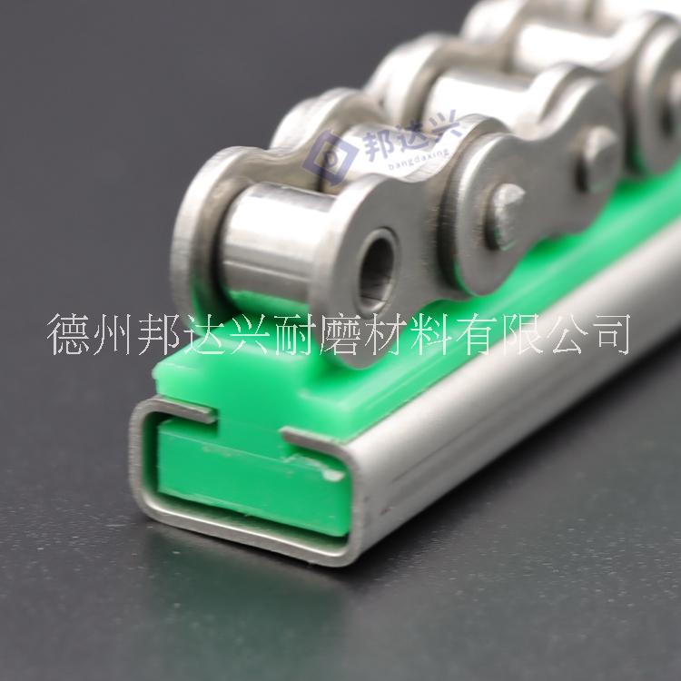耐磨鏈條導(dǎo)軌 8分工業(yè)傳動(dòng)導(dǎo)條超高分子量聚乙烯 K型鏈條導(dǎo)軌