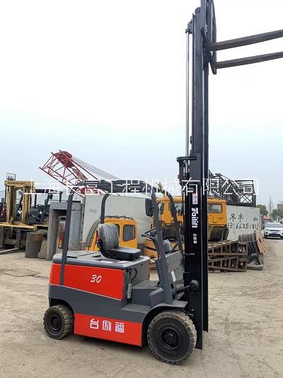 臺(tái)勵(lì)福3噸電瓶叉車(chē)升高4米全新電瓶二手電瓶叉車(chē)
