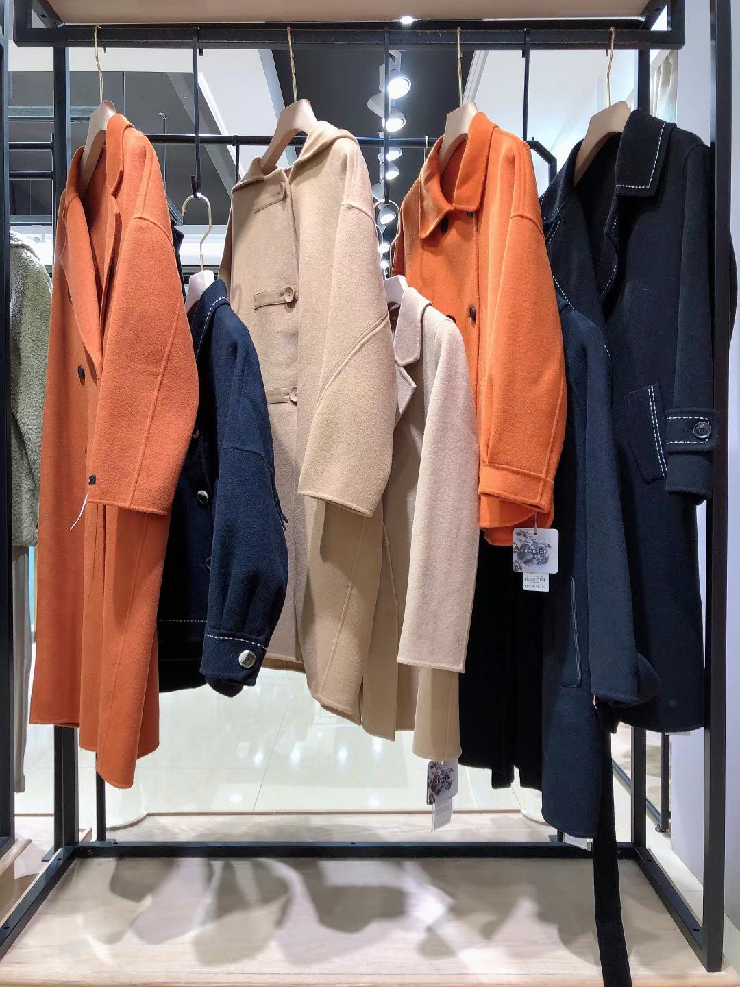 【羅佧秀】21冬高 端雙面羊絨大衣品牌折扣女裝淘寶貨源 淘寶直播貨源供應(yīng)商