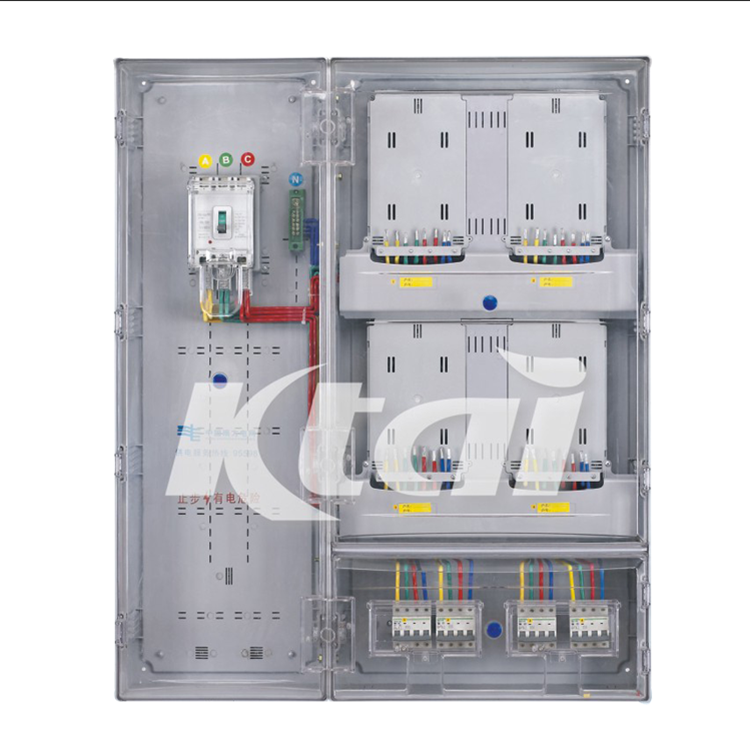 廠家供應KT-FKS401A 三相四表位南網(wǎng)費控電能計量箱 防雨防塵電表箱