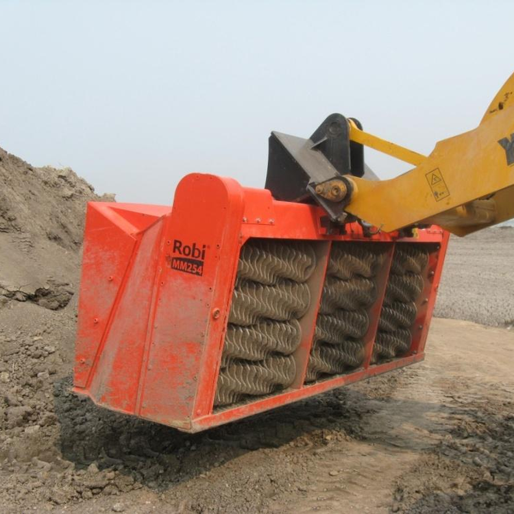 挖掘機(jī)破碎篩 物料篩選破碎分選混合和堆肥