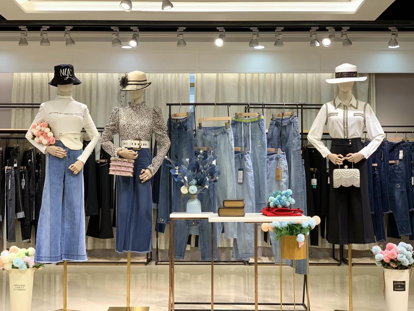 逸貝/蜜糖女褲21秋裝品牌折扣女裝貨源供應鏈 折扣直播一折拿貨渠道