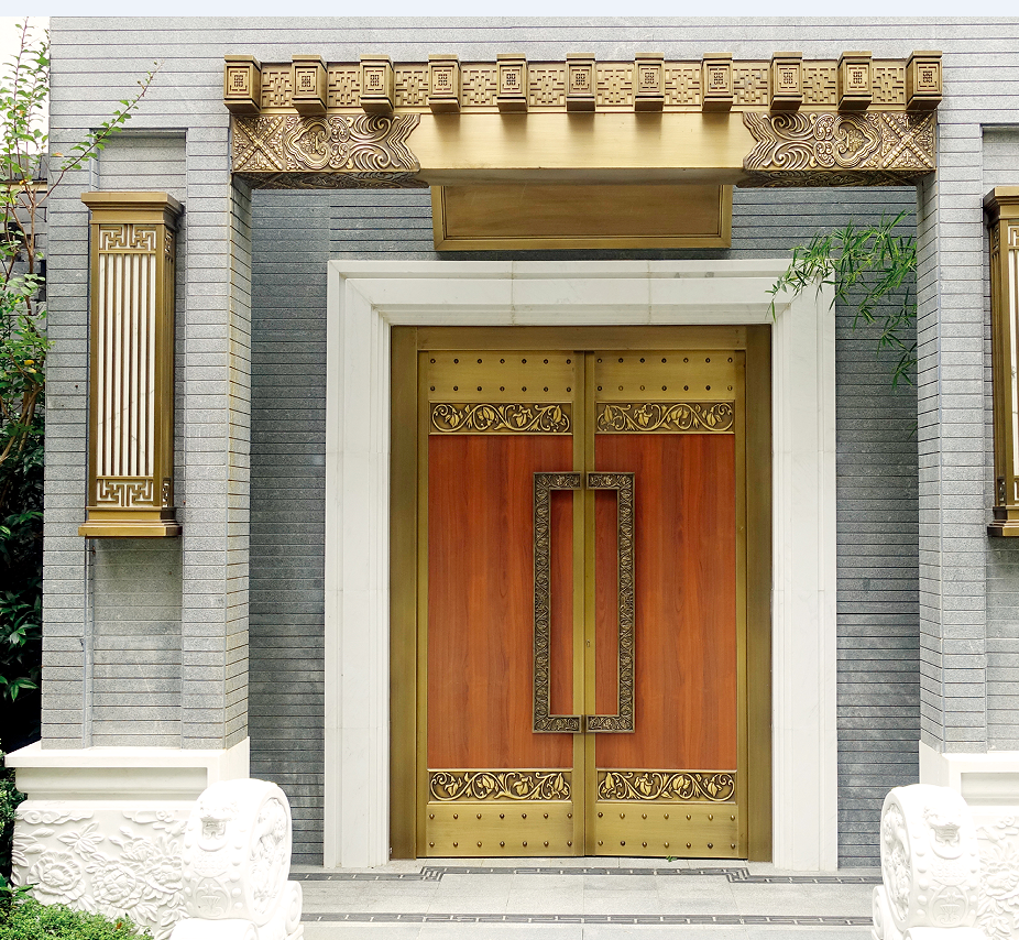 鄭州鍍銅門生產(chǎn)廠家 鍍銅大門 河南東皇銅門廠