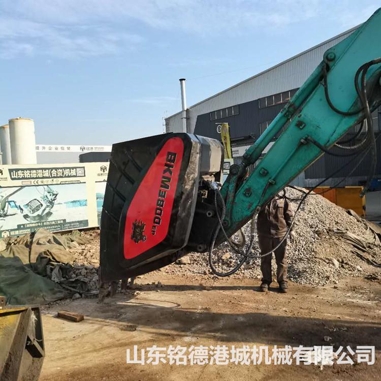 挖掘機(jī)破碎斗 固體廢料破碎 布魯克曼破碎斗