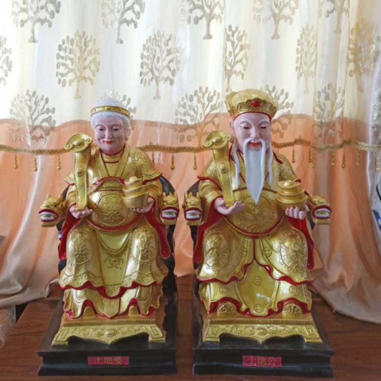 土地公佛像 土地婆塑像高清圖集 土地神菩薩 土地爺 土地奶奶神像價(jià)格