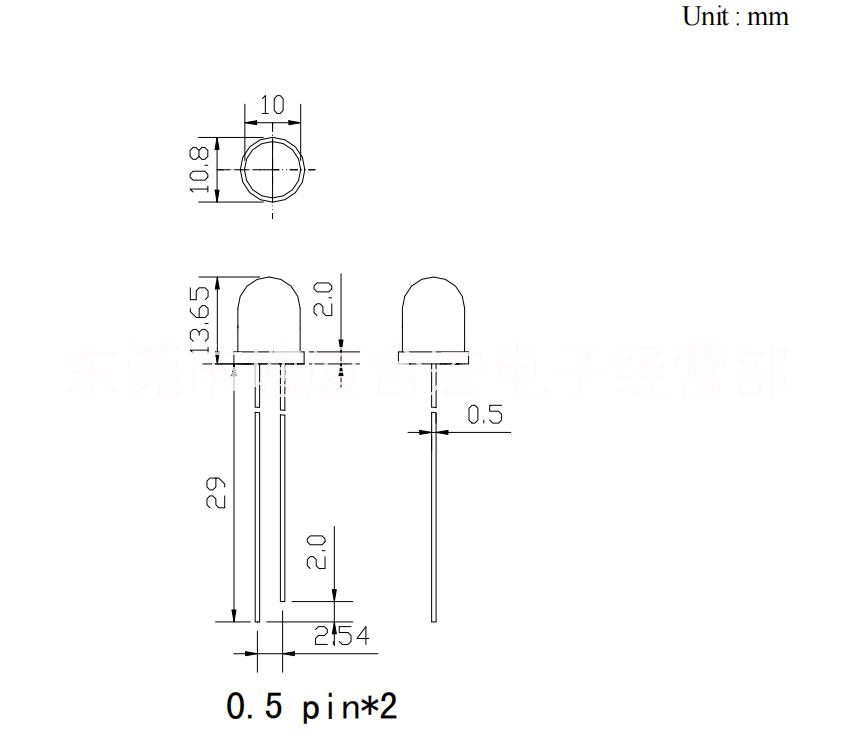 led燈珠直徑10mm直插led燈珠參數(shù)有哪些？ led燈珠10mm直插led燈珠