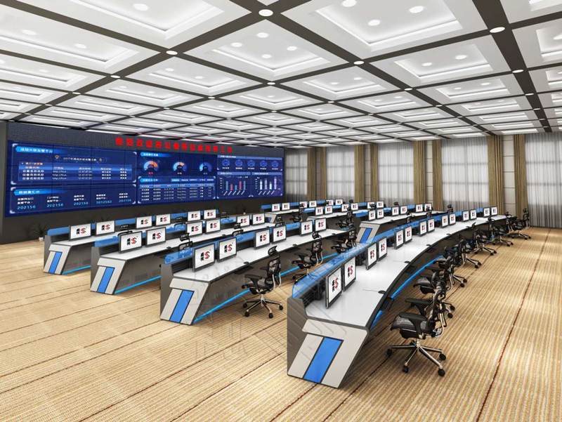 數(shù)據(jù)監(jiān)控中心調(diào)度臺(tái)，廣州盛視指揮中心控制臺(tái)定做
