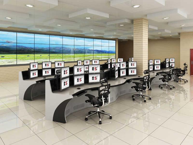 電力調度中心控制臺，弧形指揮操作臺，指揮臺定做