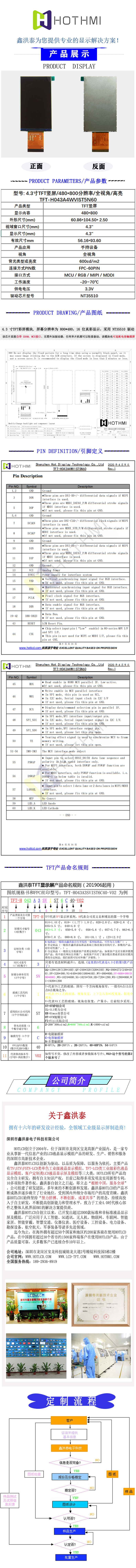 TFT彩屏4.3寸噴碼機顯示屏4.3寸TFT 4.3寸TFT彩屏2U機箱顯示屏