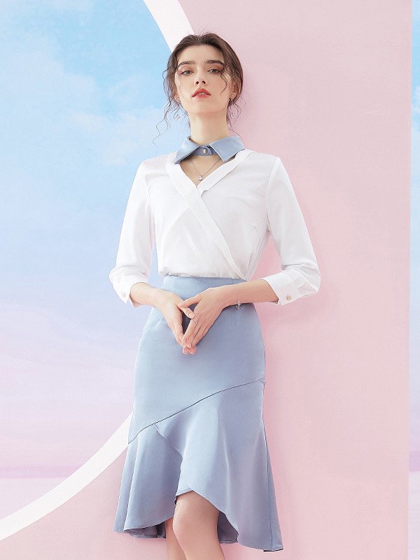 時尚浪漫女裝洛詩琳2022品牌女裝折扣尾貨工廠貨源批發(fā)渠