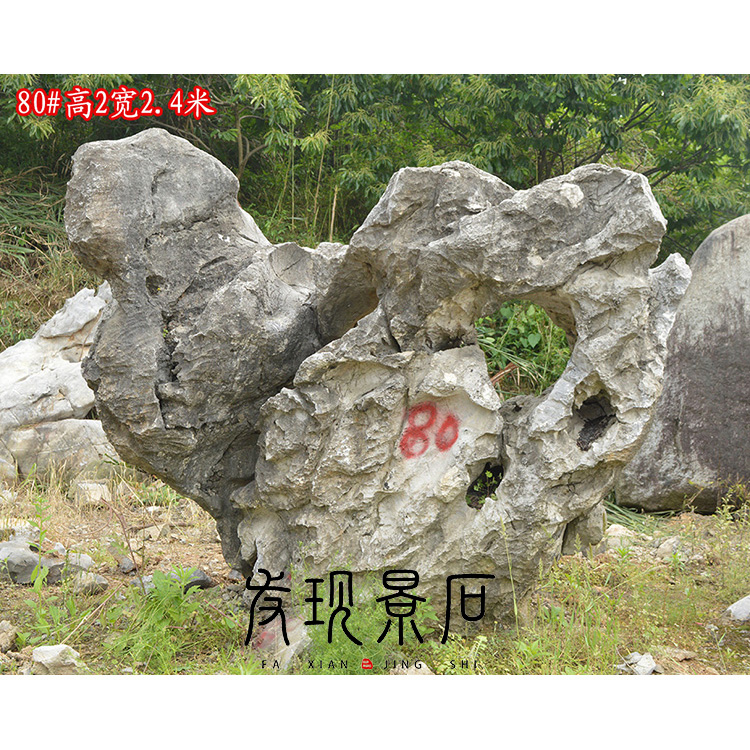 杭州天然窟窿石太湖石 草坪石 點綴石景觀風(fēng)景石