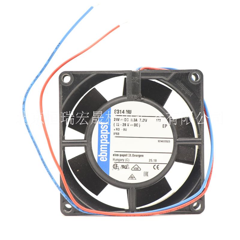 ebm 8314HU 7.2w 24v軸流風(fēng)扇 防水變頻器風(fēng)機 變槳電機散熱風(fēng)扇 風(fēng)力發(fā)電風(fēng)機