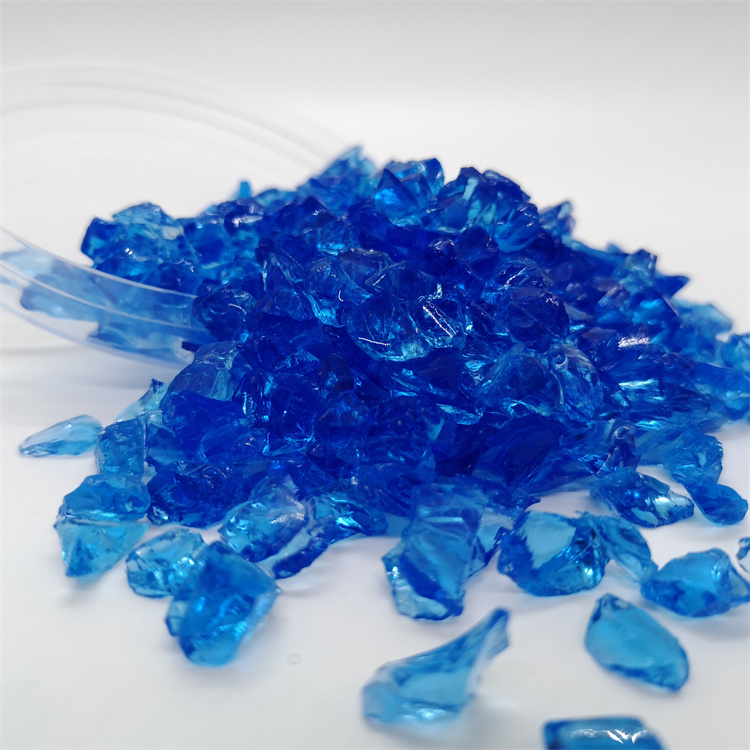 靈壽邦拓海藍(lán)色玻璃砂 水族微景觀用藍(lán)色玻璃砂 地坪碎石彩色造景噴砂