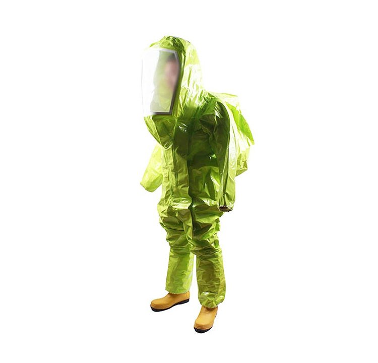 杜邦B級TK527T防護服 全封閉致密型防護服 連體輕型防化服