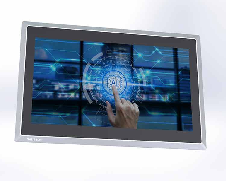 工業(yè)電腦一體機(jī)嵌入式電容屏工控顯示器13寸