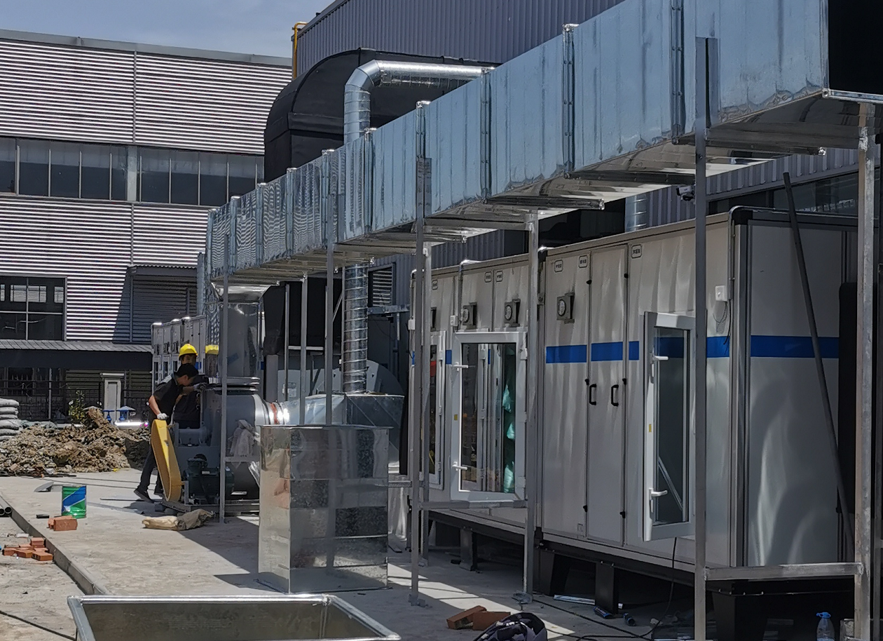 濕膜凈化組合風(fēng)柜 潔凈空調(diào)風(fēng)柜 潔凈車間空氣凈化機(jī)組