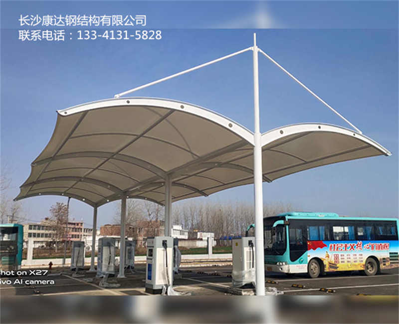 停車棚 膜結構車棚廠家  衡陽膜結構看臺 膜結構景觀廠家  祁陽膜結構景觀，停車棚廠家