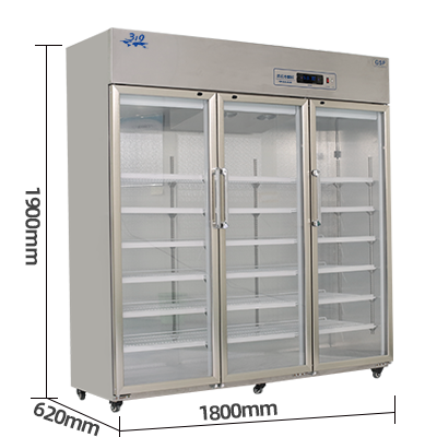 319品牌1300L冷藏柜陰涼柜三門風(fēng)冷無霜GSP大容積