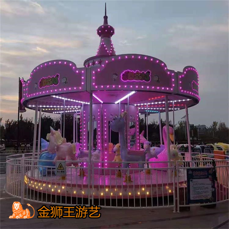 旋轉(zhuǎn)木馬廠家 親子餐娛樂設(shè)施 兒童新型游樂設(shè)備 網(wǎng)紅轉(zhuǎn)馬