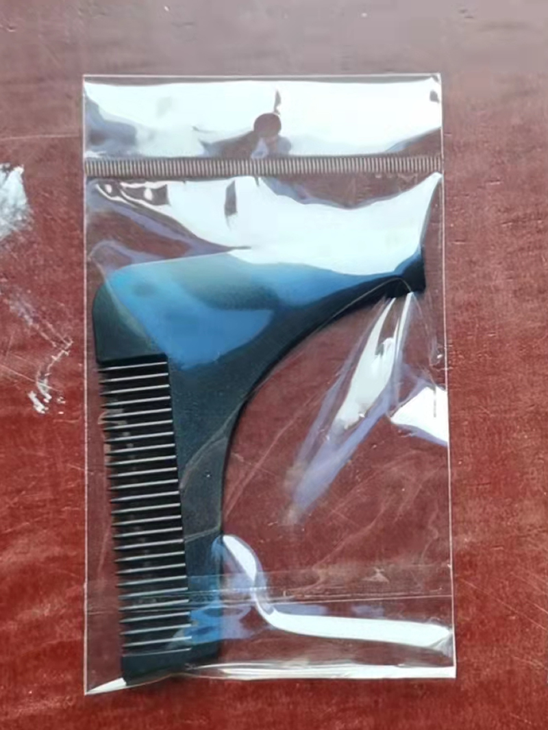 跨境電商 現(xiàn)貨1號胡子造型模板梳 直角梳 Beard Tool 促銷禮品