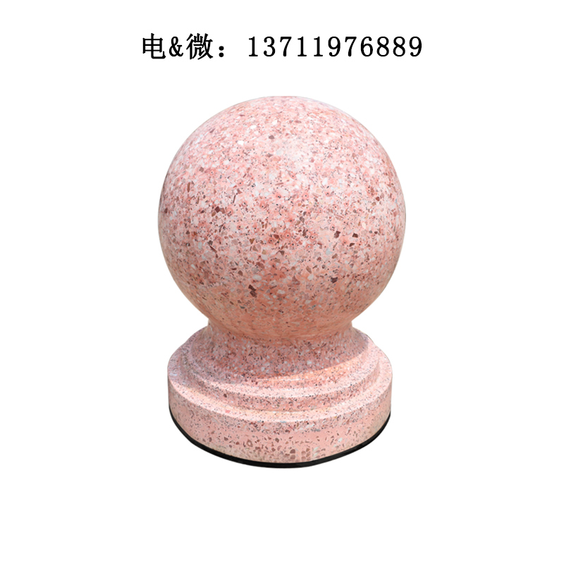 惠州綠霸LB-802小區(qū)攔路車阻石球 廣場擋車障礙石墩