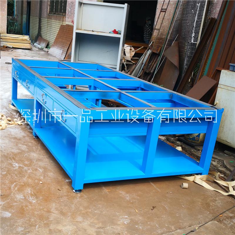 四工位鉗工臺(tái)維修裝配鋼板模具工作臺(tái)重型車(chē)間設(shè)備工作臺(tái)