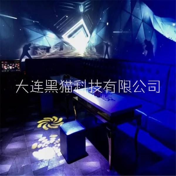 3D全息投影餐廳 5D沉浸式KTV投影墻面地面互動(dòng)投影5D全息宴會(huì)廳