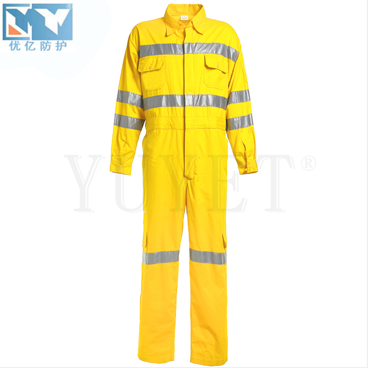 廠家直銷純棉阻燃服連體服支持定制