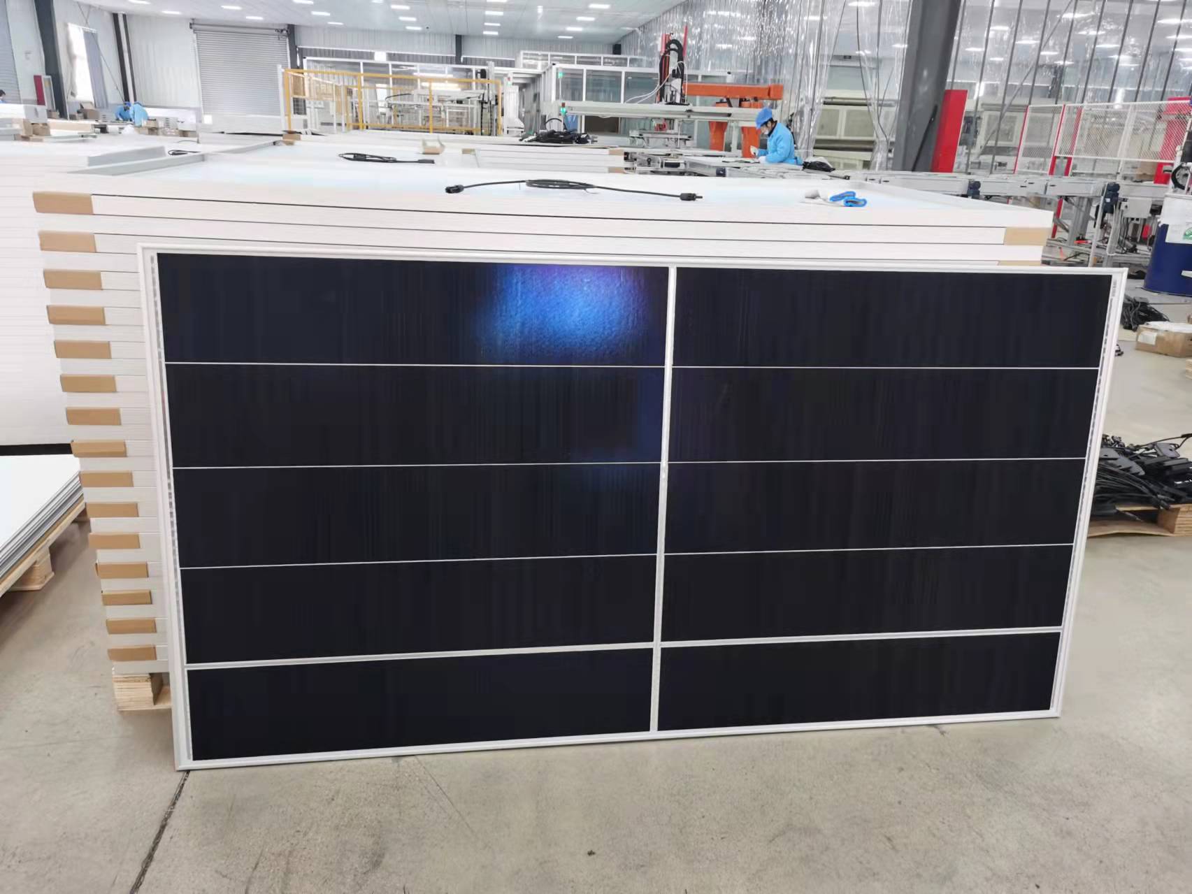 鑫泰萊疊瓦550瓦單晶太陽能電池板 單晶光伏板