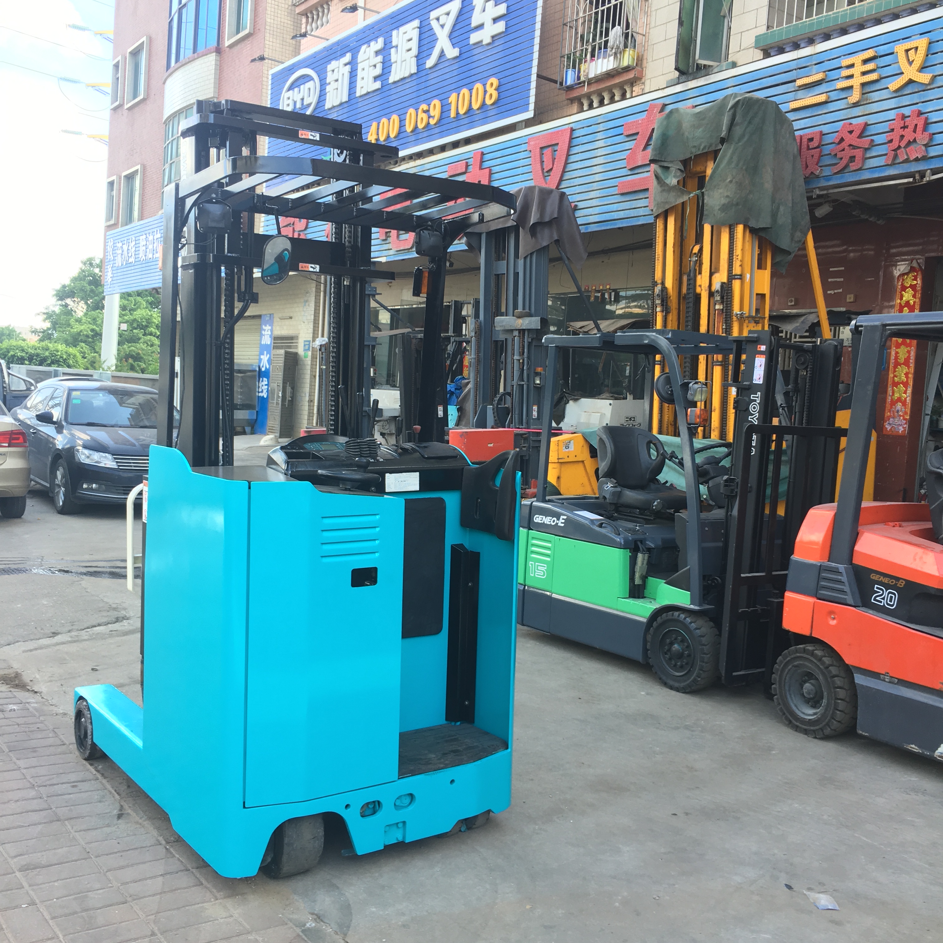 進口二手1.5噸住友前移式電動叉車 1.5噸住友站駕前移式電動叉車