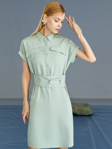 剪標(biāo)品牌女裝婕依妮2022女裝折扣尾貨貨源庫存批發(fā)渠道
