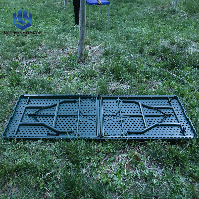 2.4米野戰(zhàn)吹塑桌 燒烤折疊桌便攜式桌子野餐桌戶(hù)外折疊桌指揮會(huì)議作業(yè)吹塑桌