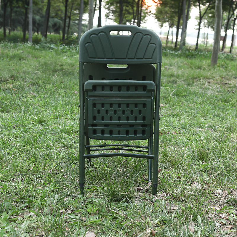 折疊吹塑椅 軍綠色戶外折疊椅學(xué)習(xí)椅寫生椅垂釣椅手提折疊椅