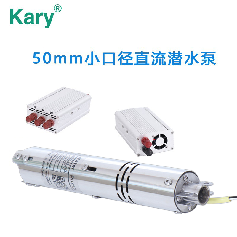 淄博灌溉微型花園 直流無(wú)刷太陽(yáng)能不銹鋼家用小型泵 50mm口徑螺桿泵