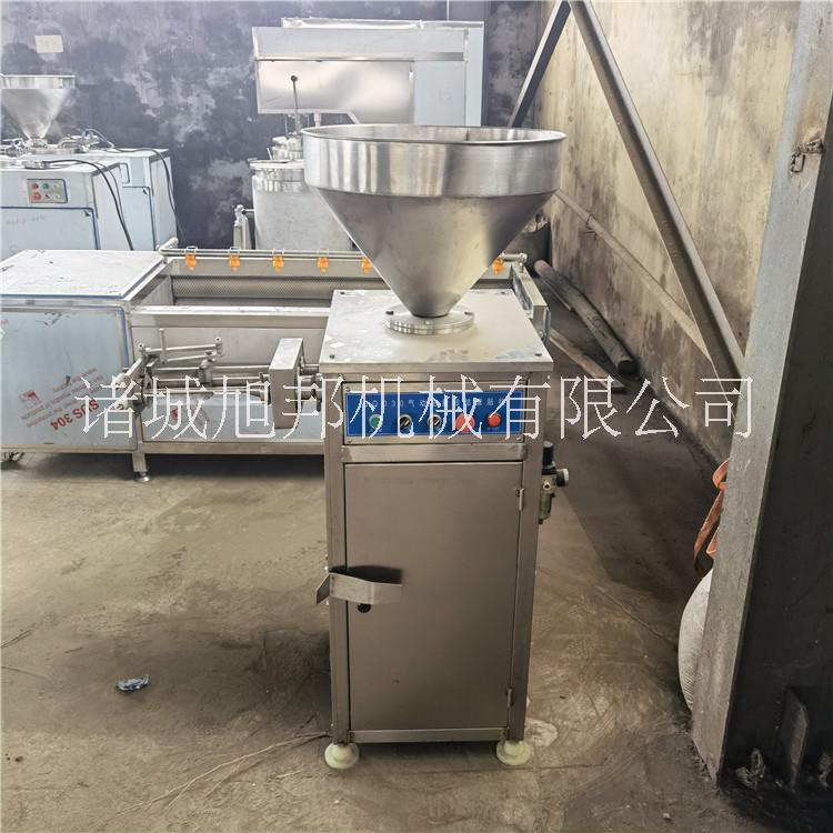 供應(yīng)全自動氣動定量灌腸機 臘腸自動扭結(jié)灌腸機器 香腸加工成套設(shè)備 氣動定量扭結(jié)灌腸機