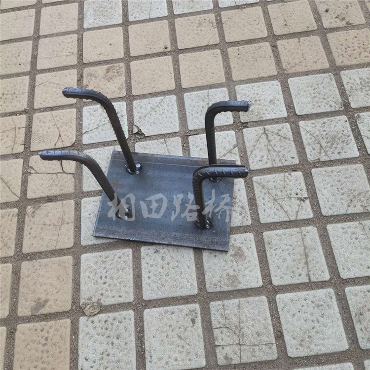 建筑鋼結(jié)構(gòu)預(yù)埋件 鍍鋅支座預(yù)埋鐵板 高鐵橋梁防落梁擋塊