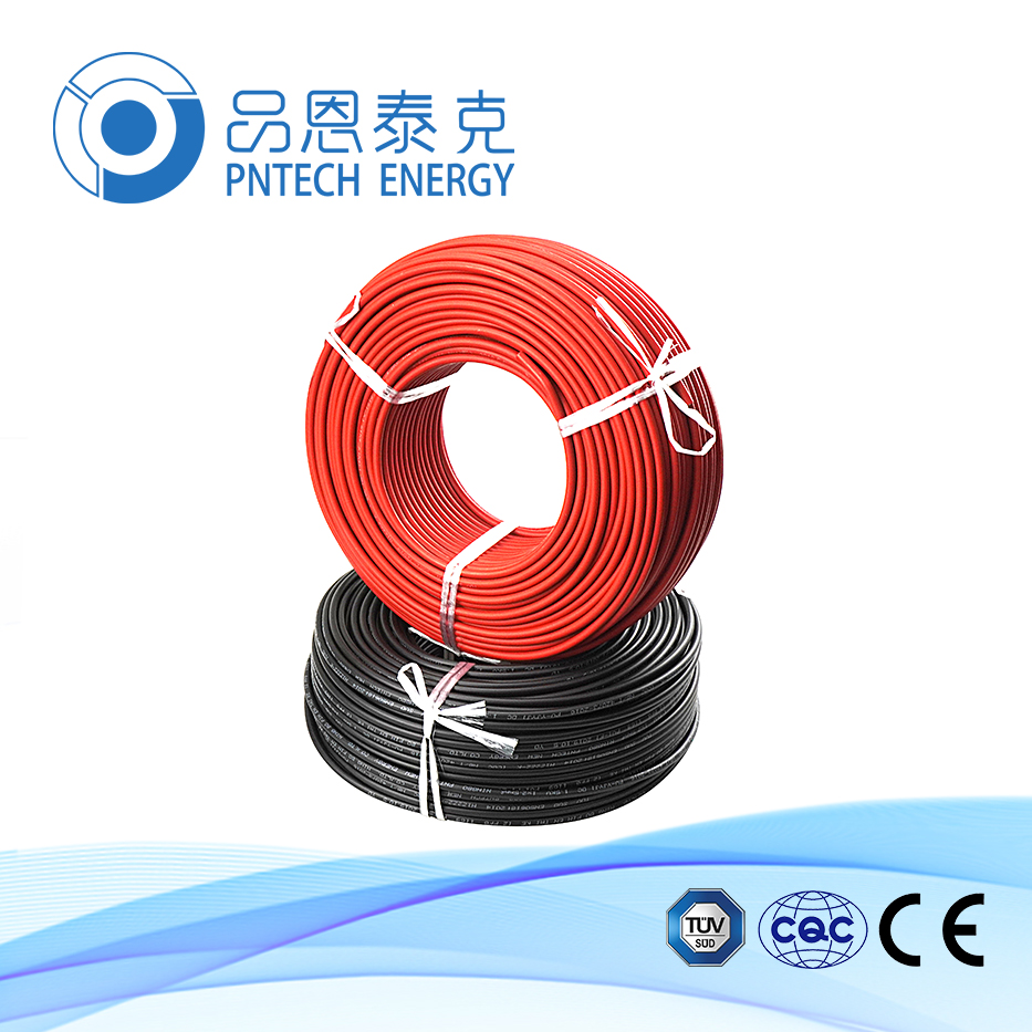 太陽(yáng)能光伏電纜 1*10mm2雙層絕緣護(hù)套 TUV認(rèn)證光伏單芯直流電纜