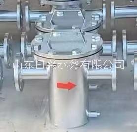 泳池水 循環(huán)水過濾設(shè)備山東日興籃式過濾器